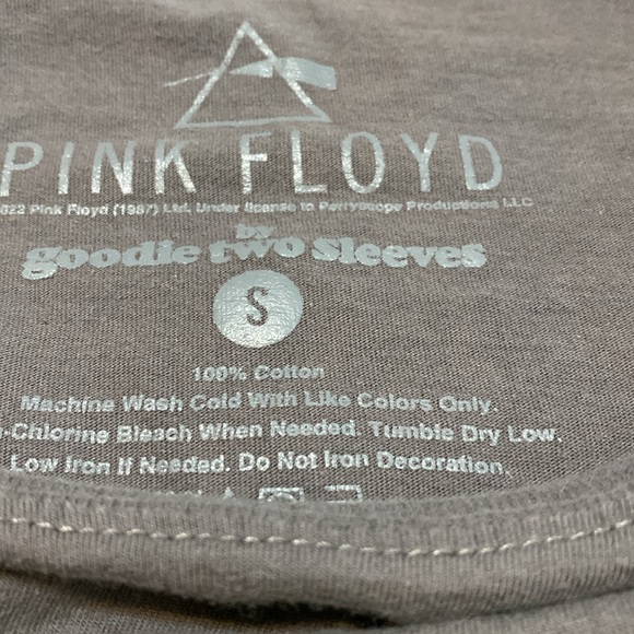 Womens/Juniors Long Thermal Sleeve Pink Floyd T Shirt Size Small - Picture 3 of 3